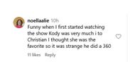 Sister Wives' fan @noellaalie's comment. Image via Instagram /@tlc